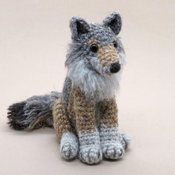 Winter Woolfie the realistic wolf