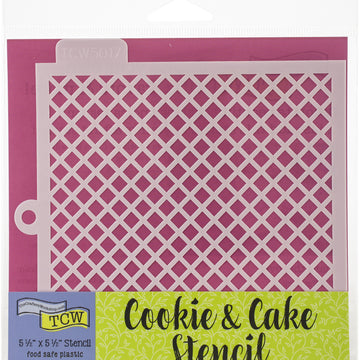The Crafter's Workshop Crafter's Workshop Cookie & Cake Stencils 5.5"X5.5" - Lattice
