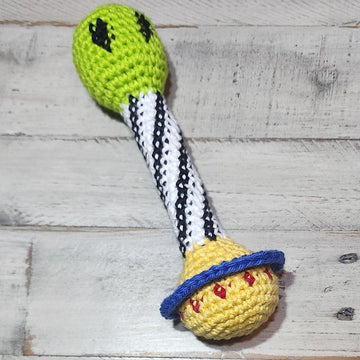 Space Alien Baby Rattle