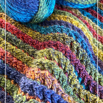 3D ZigZag Waffle Throw