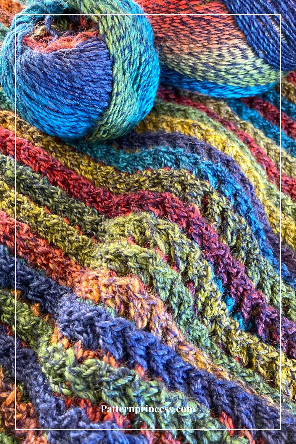 3D ZigZag Waffle Throw