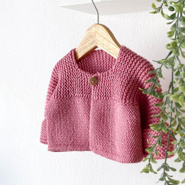 9 months - PINK LADY Knitted Cardigan