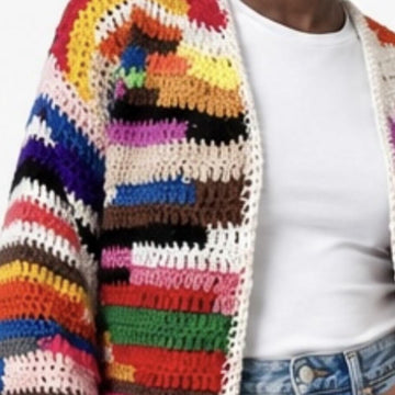 Scrap Crochet Cardigan