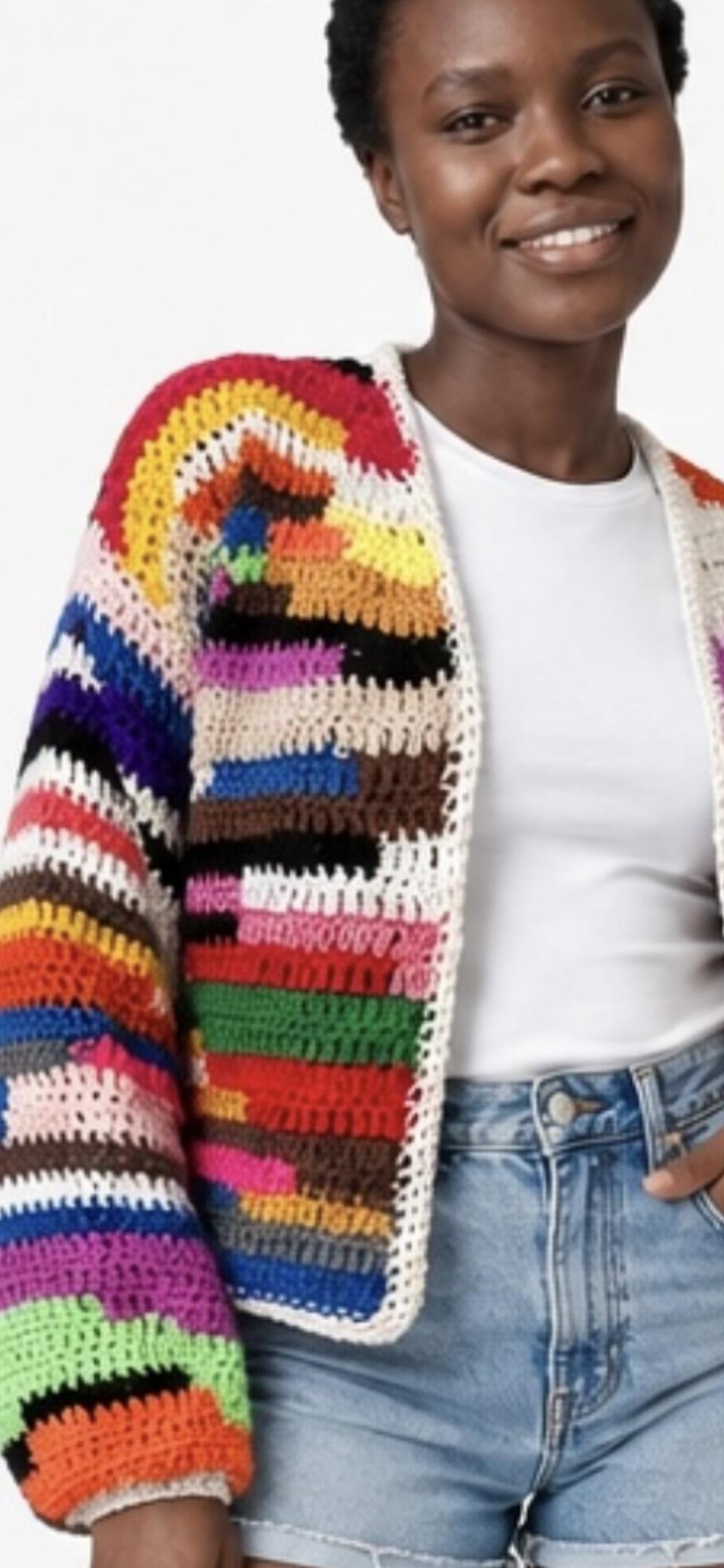 Scrap Crochet Cardigan