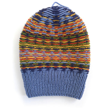 SCHAPKA Fair Isle Hat