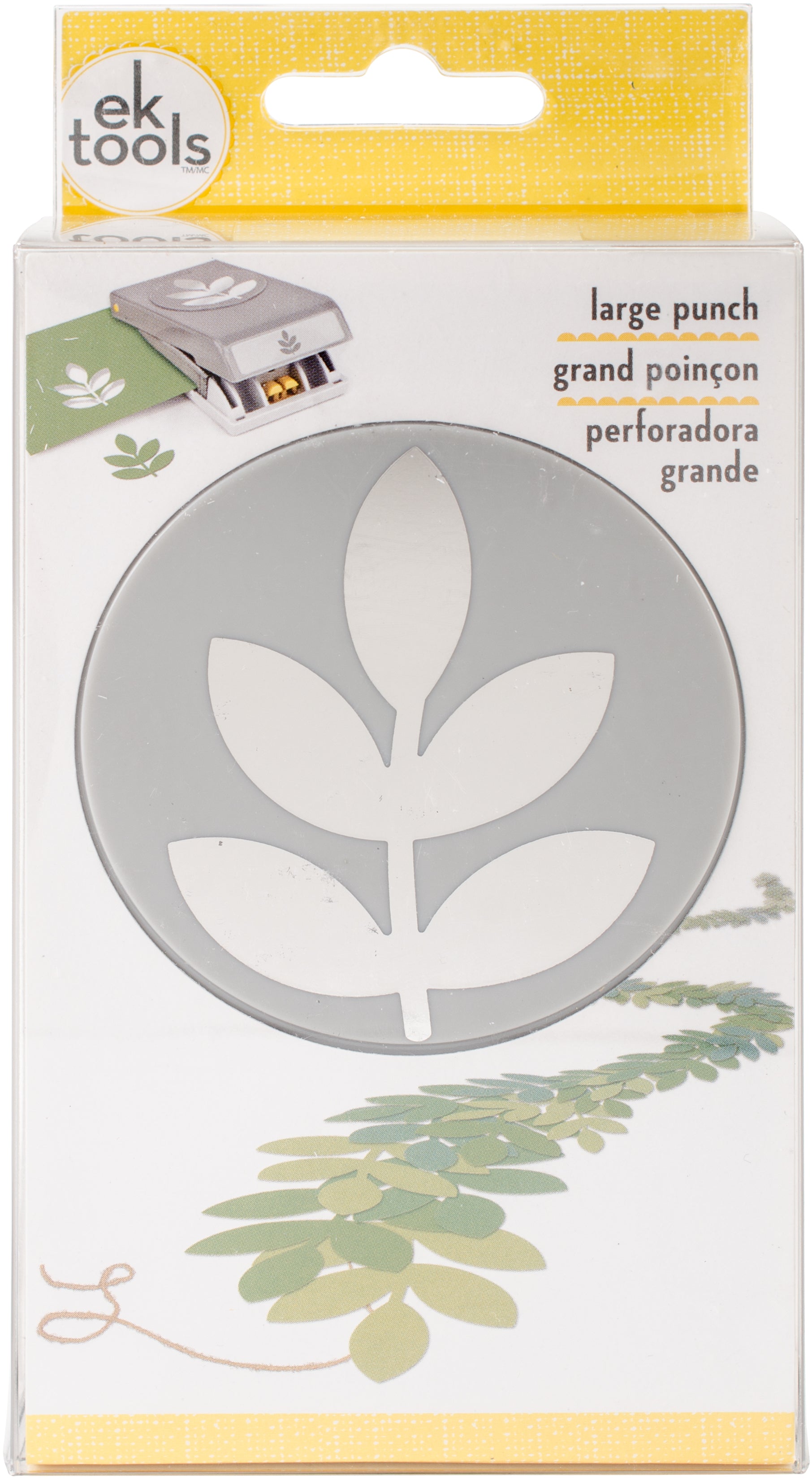EK Success EK Tools Large Punch - 5 Leaf Branch