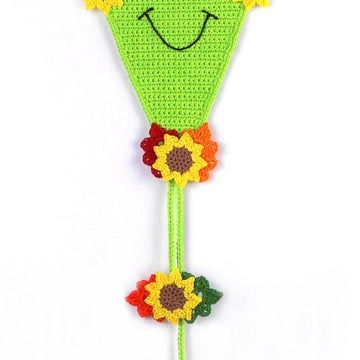 Autumn kite hanging decoration for door, walls & windows - easy from scraps of yarn