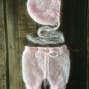 82 Emily mohair cable pant set