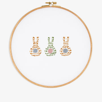 Bunnies in DMC - PAT0533 - Downloadable PDF