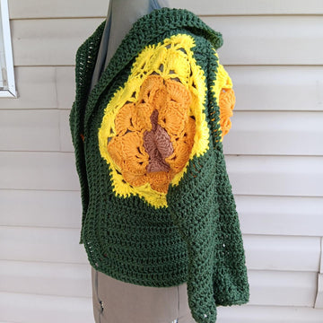 When in Bloom Hexagon Cardigan