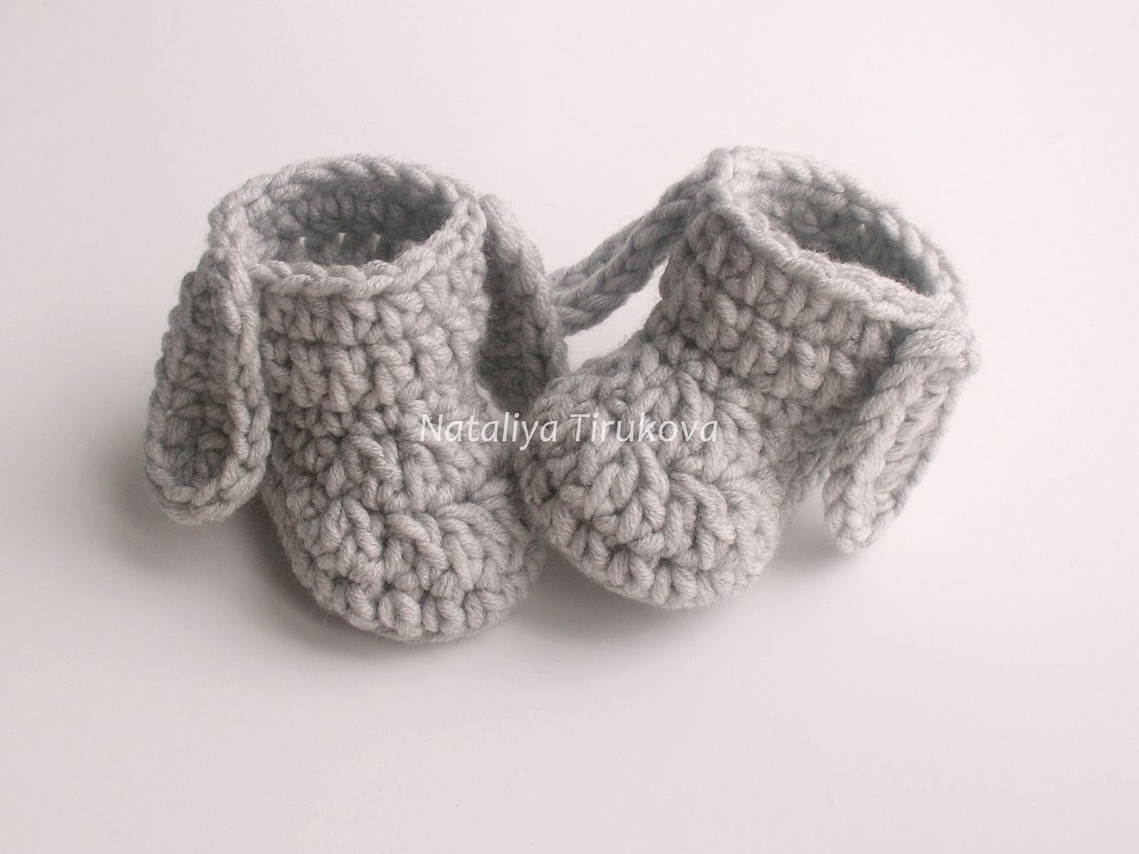 Bunny Baby Hat and Booties