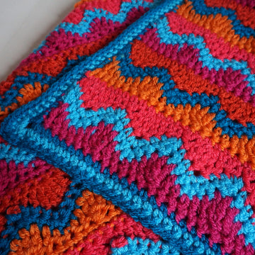 Shelby Baby Blanket UK Crochet terms