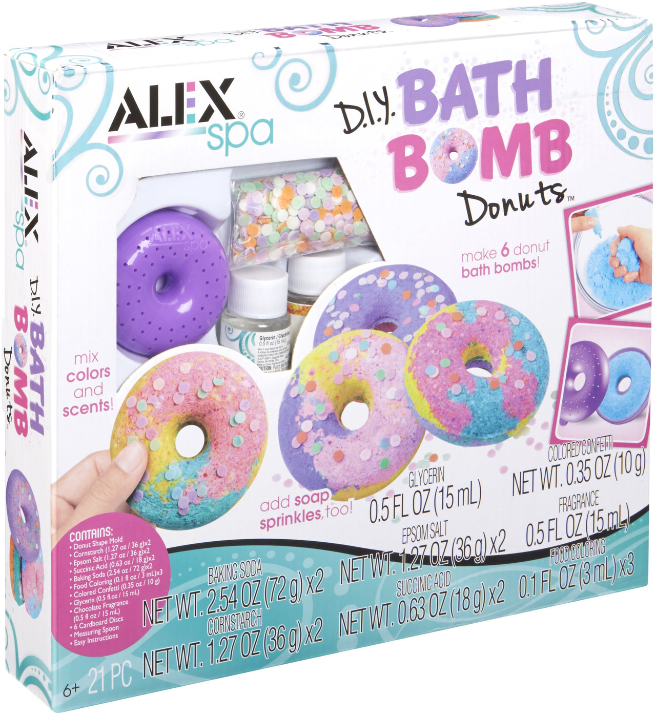 Alex Toys DIY Spa Bath Bomb Donuts Kit - 487970