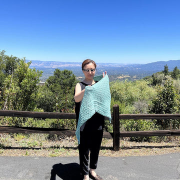 Vineyard hill shawl
