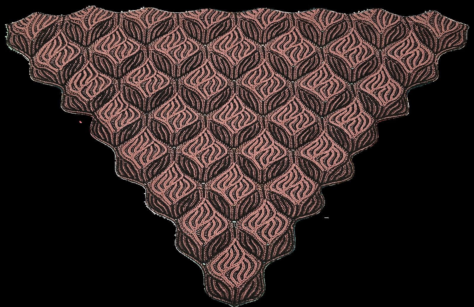 Rose Buds Shawl