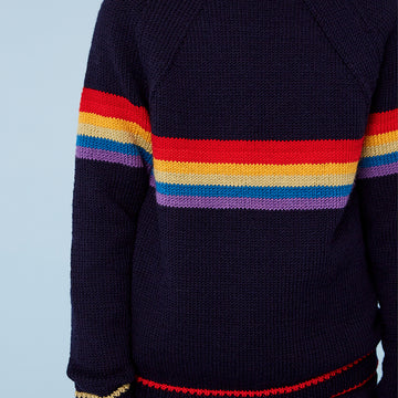 Rae Jumper - Knitting Pattern in Debbie Bliss Rialto DK