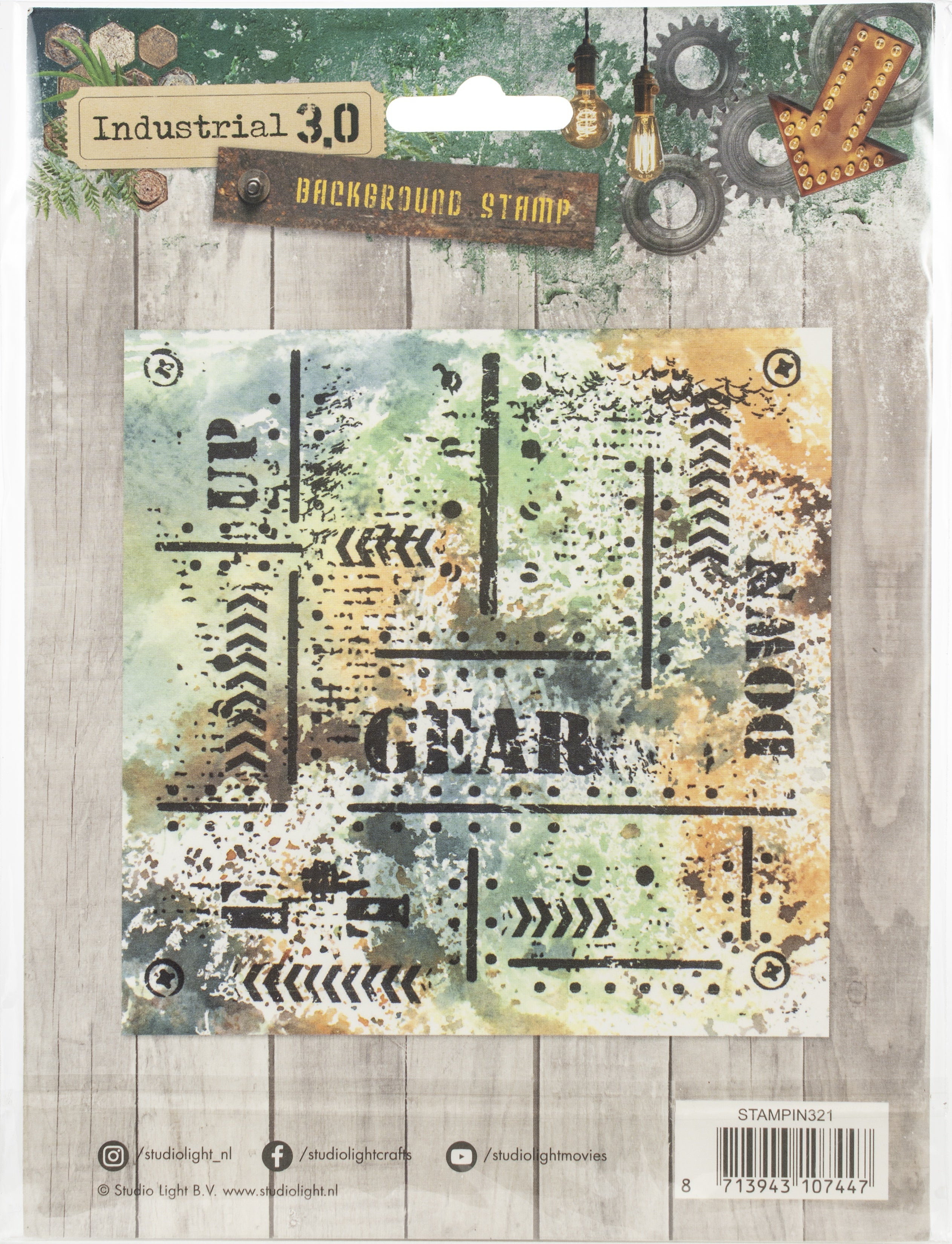 Studio Light Industrial 3.0 Background Stamp - 554011
