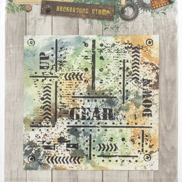 Studio Light Industrial 3.0 Background Stamp - 554011