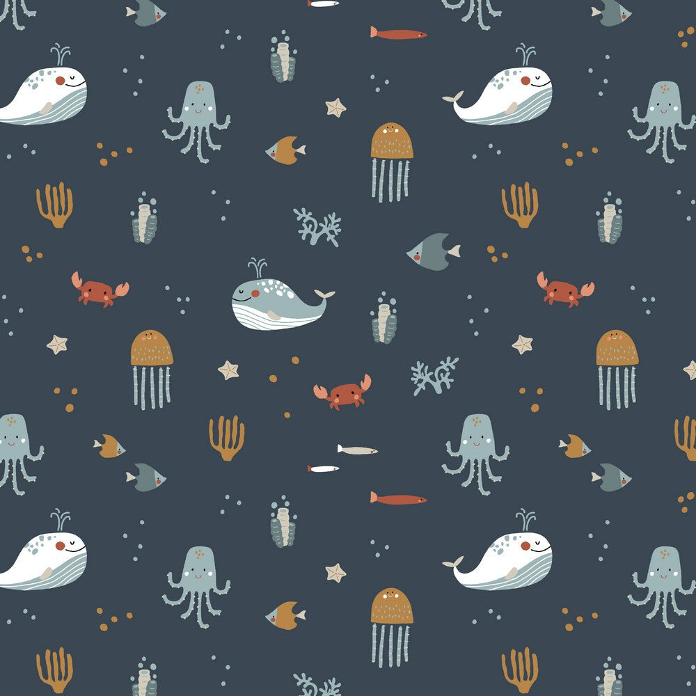 Poppy Fabrics - Marine Friends Jersey