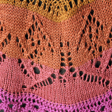 Butterfly in the Sunset Shawl