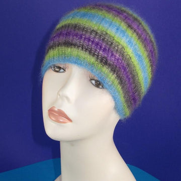 Angel Prints Mohair Rib Skullcap Hat