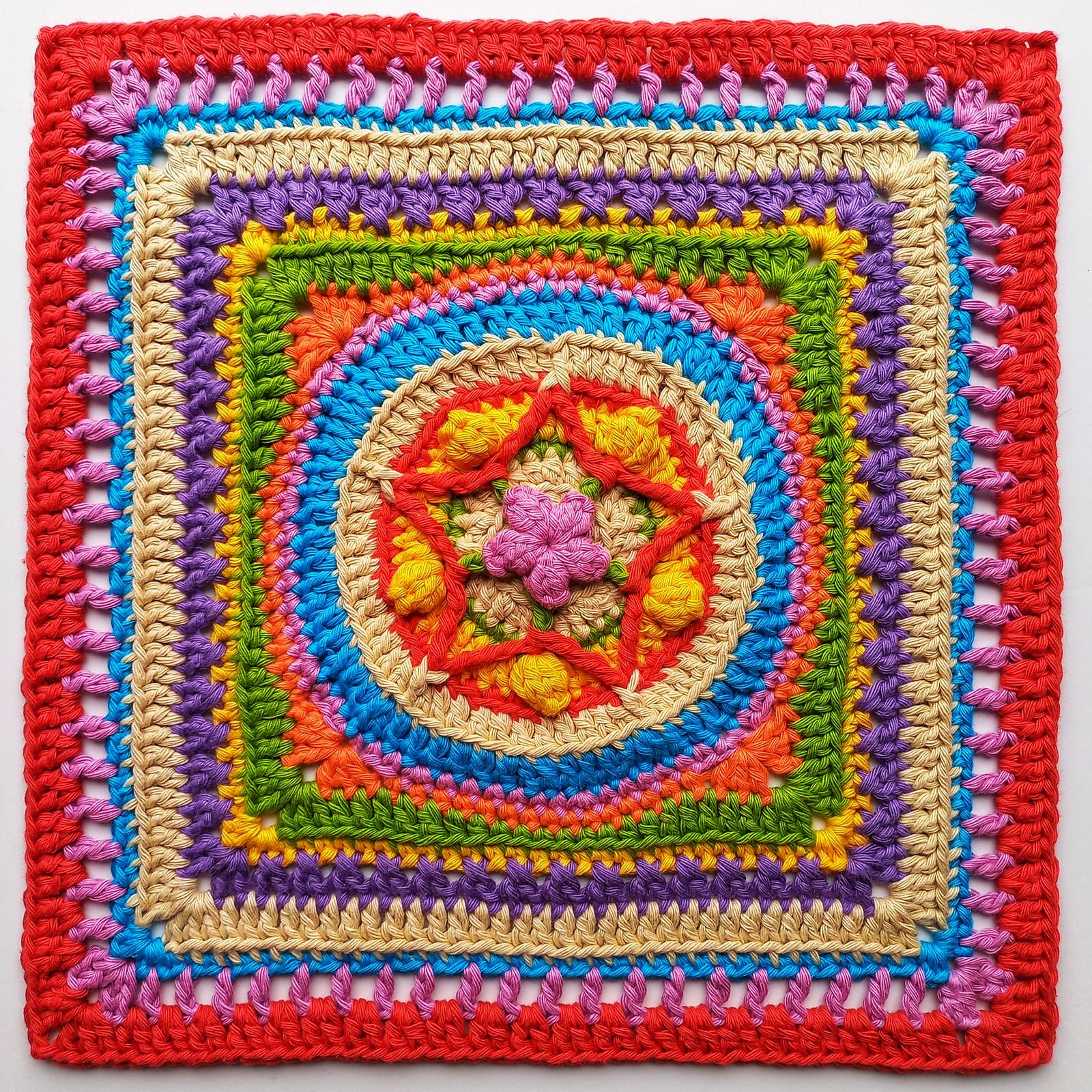 Popstar Granny Square 12"