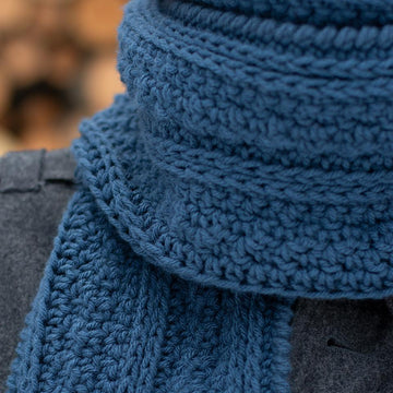 Simple Seed Stitch Scarf