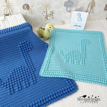 One Little Dinosaur Blanket UK