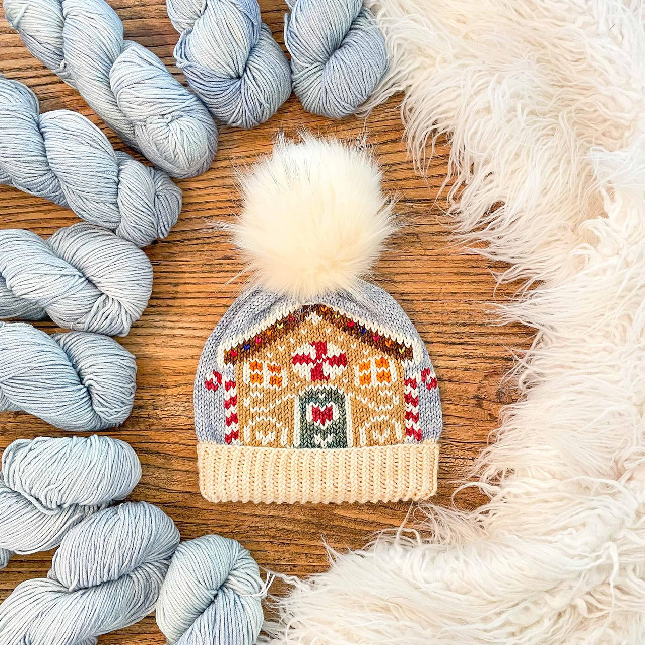 Gingerbread House Beanie