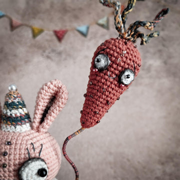 Creepy Bunny with Carrot