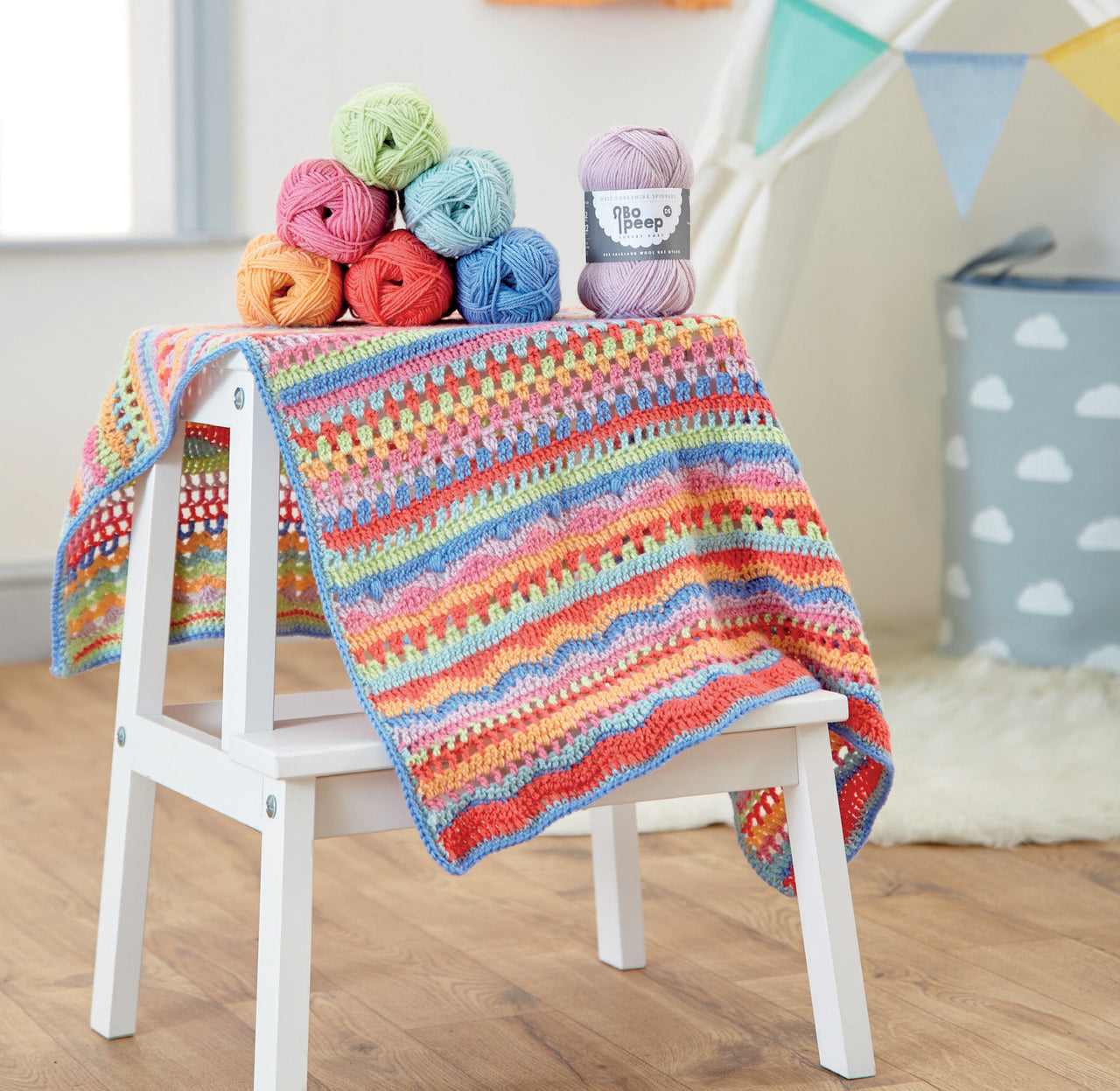 West Yorkshire Spinners Bo Peep Crochet Blanket Kit