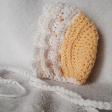 Ruffly Petal Baby Bonnet