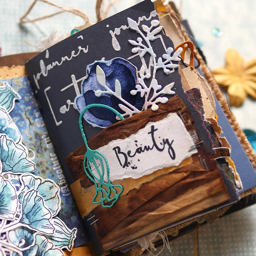 Elizabeth Craft Designs Elizabeth Craft Stencil 4.3"X8.7" - Artsy Pants-Art Journal