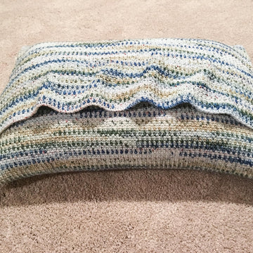 Crochet Pillow Pet Bed w/Blanket