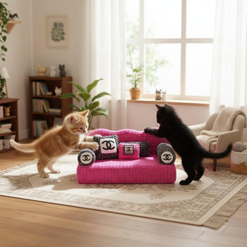Easy crochet cat couch