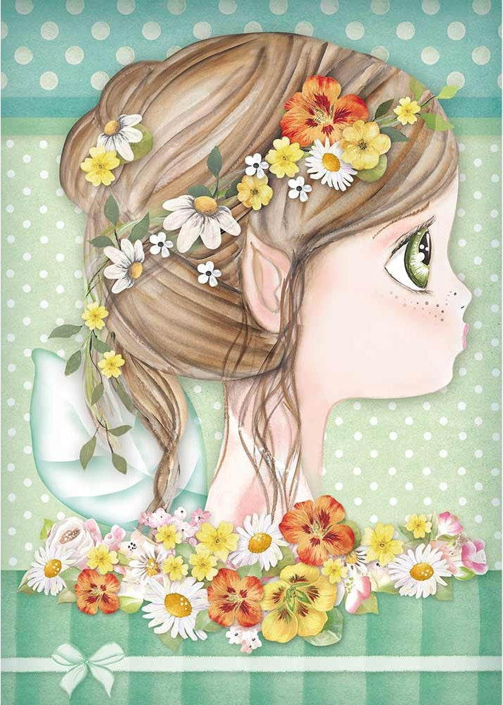 Stamperia Intl Stamperia Rice Paper Sheet A4 - Daisy Fairy