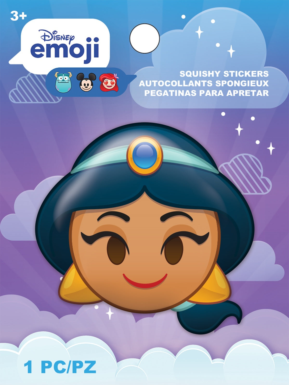 EK Success EK Disney Emoji Squishy Sticker - Jasmine