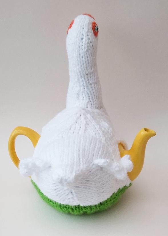 White Embden Goose Tea Cosy