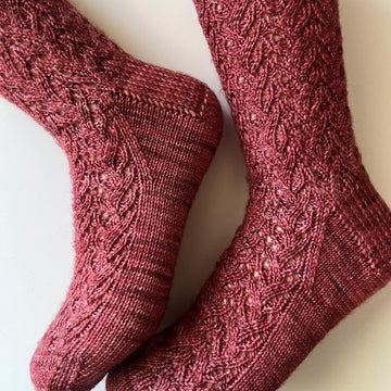 Flowering Quince Socks