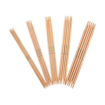 Pony Bamboo Double Point Needles 20cm (Set of 5)