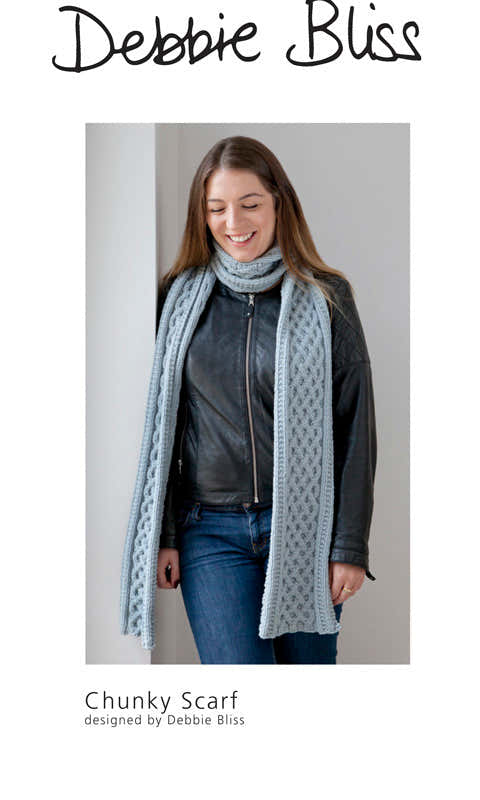 Chunky Scarf in Debbie Bliss Rialto Chunky