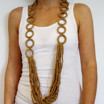 Crochet Rings Necklace