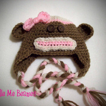 Sock Monkey Beanie