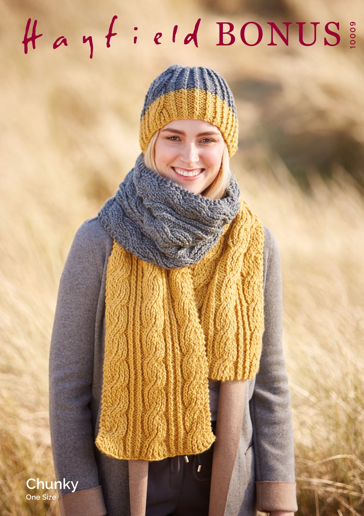 Hat & Scarf in Hayfield Bonus Chunky - 10009 - Leaflet
