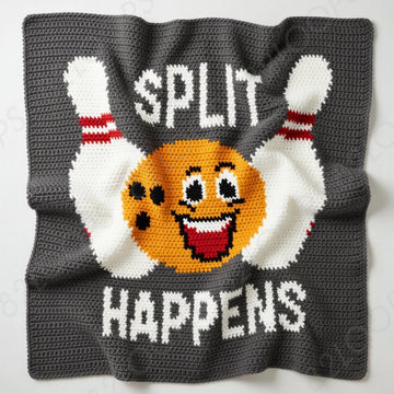 Bowling Baby Blanket SC Pattern