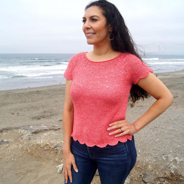 Scalloped Tee