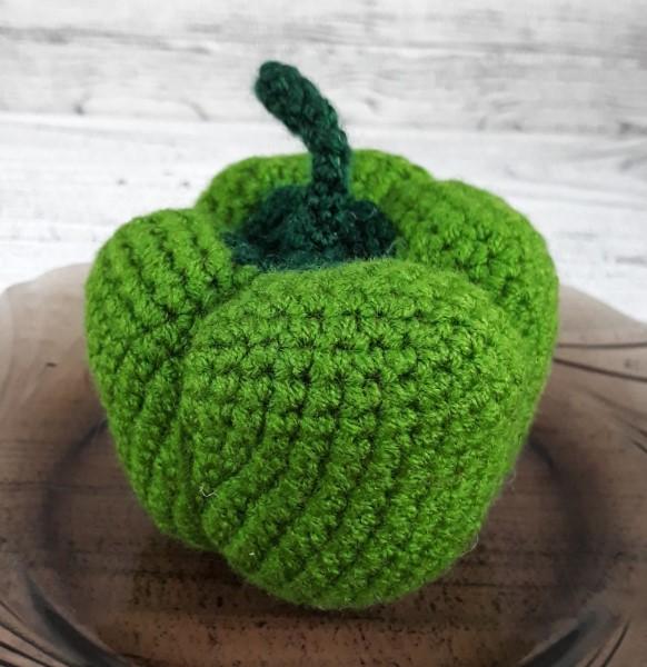 Crochet Bell Pepper Pattern: Montessori Baby Toy, Gaming Decor (PDF Pattern)
