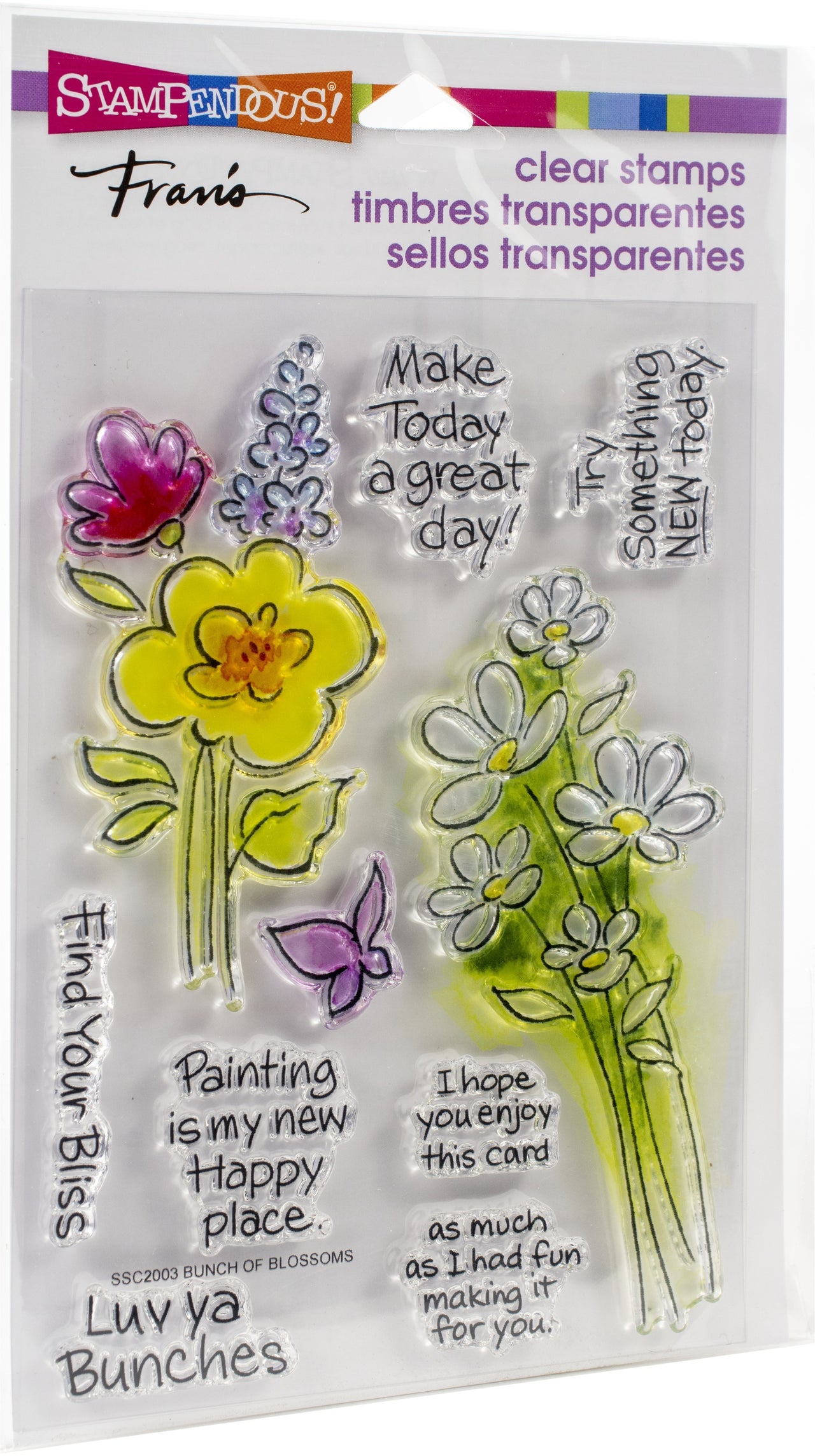 Stampendous Perfectly Clear Stamps - Bunch Of Blossoms