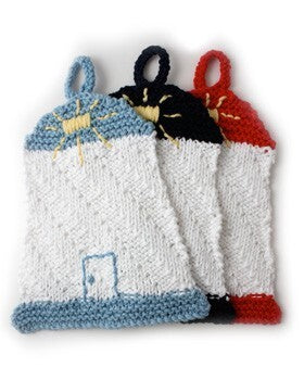 Lighthouse Dishcloth in Lily Sugar 'n Cream Solids