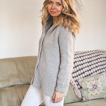Mama Bear Hooded Cardigan